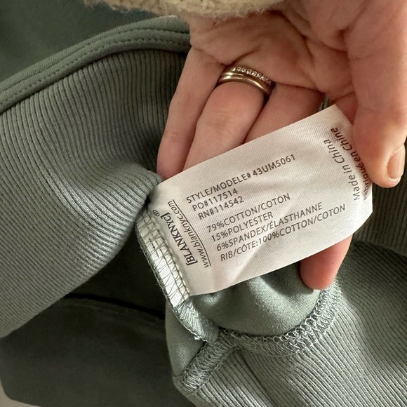 🔴BlankNYC Men‎ Green Hoodie Size Small - Picture 4 of 5